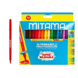 Rotulador Fibra Mitama Triangular 3Mm Caja De 36