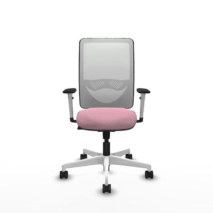 PIQUERAS Y CRESPO Silla de oficina Zulema Rosa y Blanco PIQUERAS Y CRESPO Silla de oficina Zulema Rosa y Blanco