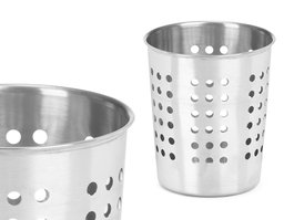 Kinvara Cubertero Acero Inoxidable Cónico Grande 12.5x12.5x14.5 cm (Set de 24)