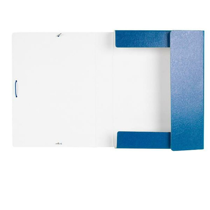 Liderpapel Carpeta proyectos folio lomo 50mm cartón gofrado azul Liderpapel Carpeta proyectos folio lomo 50mm cartón gofrado azul