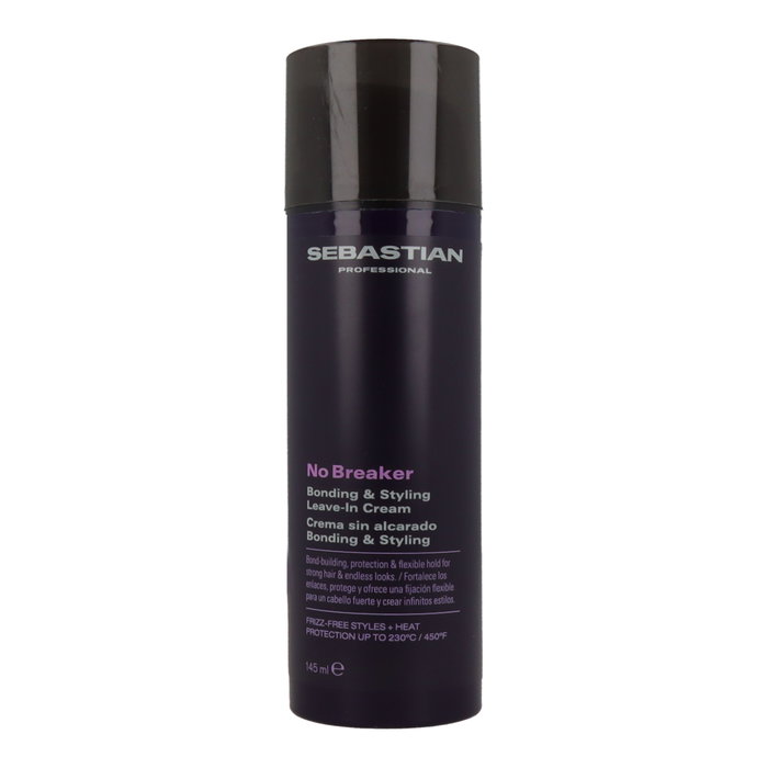 Sebastian No Breaker Bonding & Styling Leave-In Cream 145 ml | Crema sin Aclarado Profesional Refuerza Cabello, Reduce Rotura, Facilita Peinado Sebastian No Breaker Bonding & Styling Leave-In Cream 145 ml | Crema sin Aclarado Profesional Refuerza Cabello, Reduce Rotura, Facilita Peinado