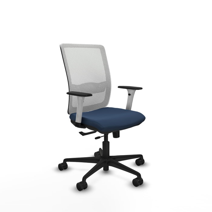 PIQUERAS Y CRESPO Silla de oficina Haches Azul marino y Blanco PIQUERAS Y CRESPO Silla de oficina Haches Azul marino y Blanco