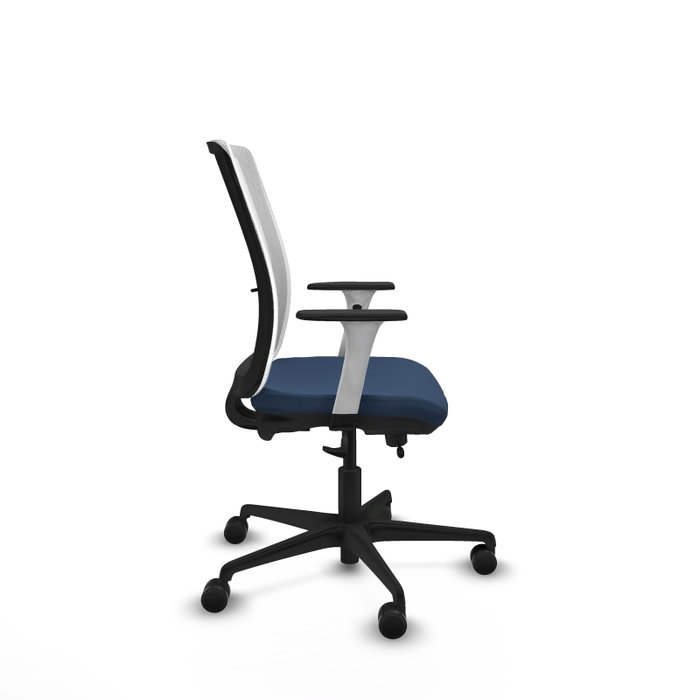 PIQUERAS Y CRESPO Silla de oficina Haches Azul marino y Blanco PIQUERAS Y CRESPO Silla de oficina Haches Azul marino y Blanco