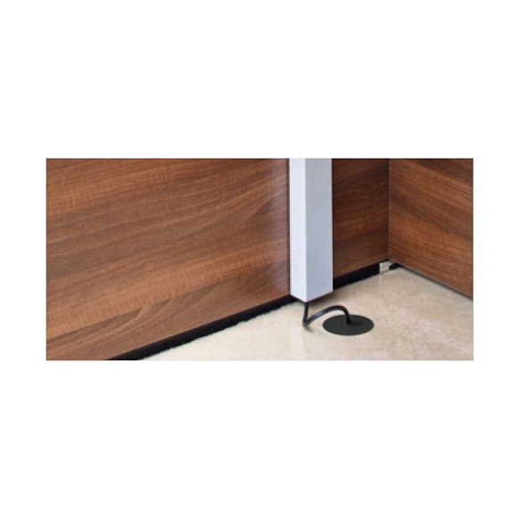 DeLOCK Conducto para cables con tapa adhesiva 26 x 13 mm, 1 m, blanco