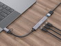 EQUIP Hub USB 3.2 Gen 1 de 4 Puertos (3x USB-C, 1x USB-A)