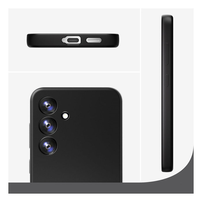 4smarts Funda de Silicona Cupertino para Samsung Galaxy A56 - Negro