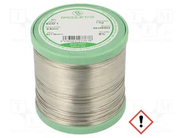 BROQUETAS Estaño libre de plomo Sn99,3Cu0,7 0,8 mm 1000 g