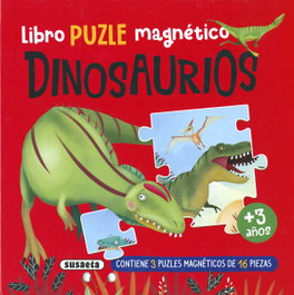 SUSAETA EDICIONES, Libro puzle magnético. Dinosaurios