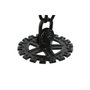 DKD Home Decor Reloj de Sobremesa Metal y Cristal Negro
