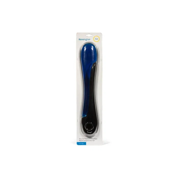 Kensington Reposamuñecas Gel Duo para Teclado, Azul/Negro