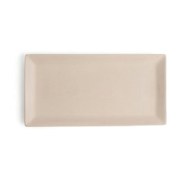 Bandeja Rectangular Cerámica Mineral Gres Quid 15x30 cm