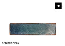 La Mediterranea Fuente Rectangular Albal Elite Brillo 30x8x2 cm