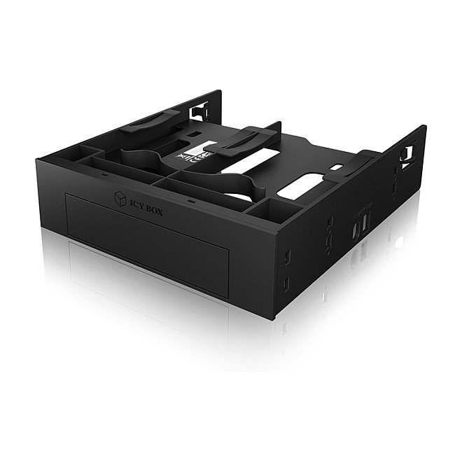ICY BOX IB-5251 Einbaurahmen para 3 Unidades de Almacenamiento 2.5", Marco de Montaje en Bahía con Tornillos Incluidos, Negro, 147 x 175 x 40 mm ICY BOX IB-5251 Einbaurahmen para 3 Unidades de Almacenamiento 2.5", Marco de Montaje en Bahía con Tornillos Incluidos, Negro, 147 x 175 x 40 mm