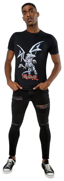 Yu-Gi-Oh! Camiseta Blue Eyes White Dragon Talla M