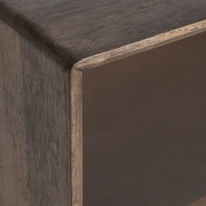 Vitrina Marrón Madera-Cristal 70 X 40 X 100 cm