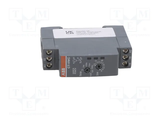 ABB Relé de tiempo CT-VWC.12 SPDT 24-240VAC/24-48VDC