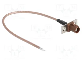 DeLOCK 90733 Cable de antena FAKRA F a extremos de cable abiertos RG-316 20 cm