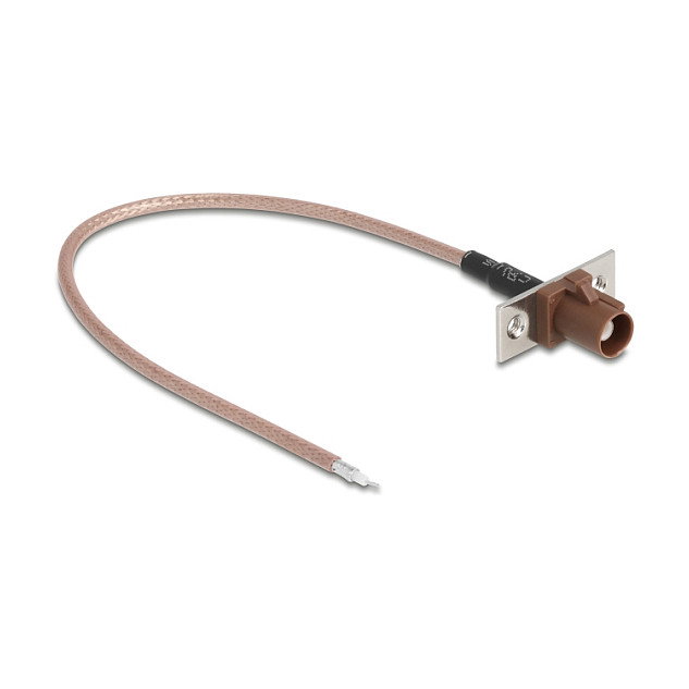 DeLOCK Cable de antena coaxial FAKRA F a extremos de cable abiertos RG-316 20 cm DeLOCK Cable de antena coaxial FAKRA F a extremos de cable abiertos RG-316 20 cm