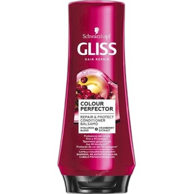 Schwarzkopf Mass Market GLISS COLOUR PERFECTOR Acondicionador 200 ml (Reacondicionado)