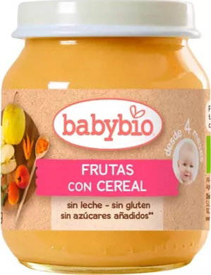 BABYBIO Babybio Frutas con Cereales 130 g