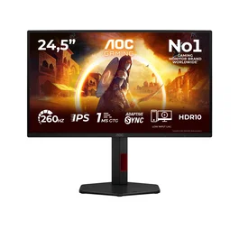 AOC 25G4ZR Monitor Gaming 24.5 pulgadas 260 Hz Full HD Fast IPS