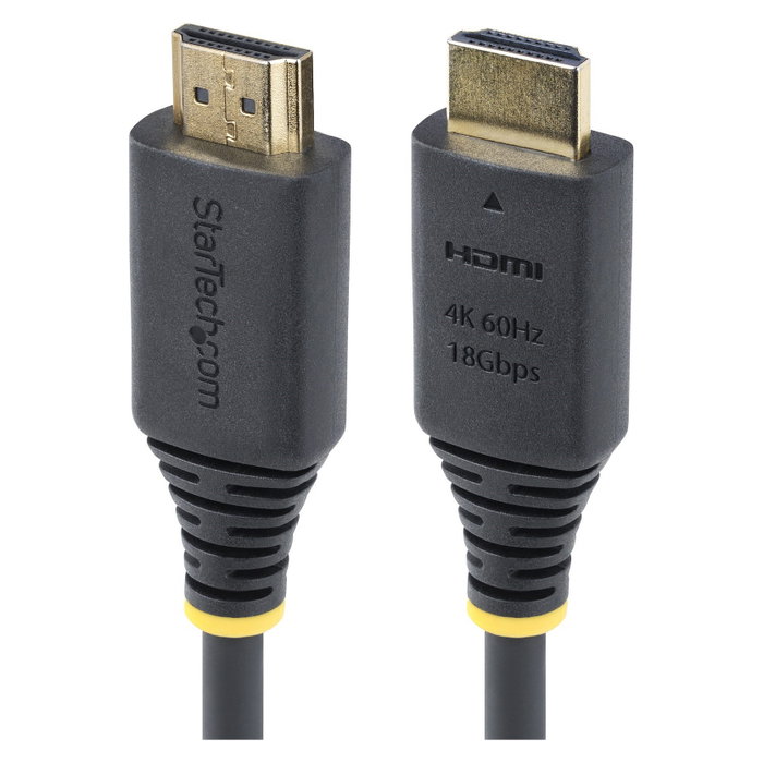 StarTech.com Cable HDMI Certificado Premium de 4m, 4K 60Hz/1440p 144Hz, Negro