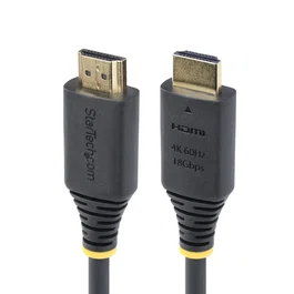 StarTech.com Cable HDMI 2.0 Premium de Alta Velocidad 4m - 4K 60Hz/1440p 144Hz - HDR10/HDCP 2.2/ARC - 18Gbps UHD - Negro
