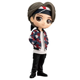 Banpresto Figura Q Posket V BTS TinyTan Mic Drop, PVC, 14 cm, Figura Coleccionable con Base