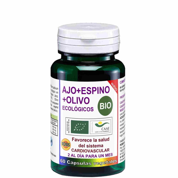 ROBIS Ajo-Espino-Olivo Ecológico 60 cápsulas