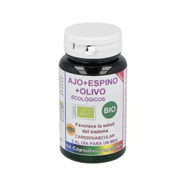 ROBIS Ajo-Espino-Olivo 60 Cápsulas Ecológico - Suplemento Cardiovascular y para el Cuidado de la Tensión Arterial
