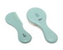 KioKids Set Peine y Cepillo Cerdas Naturales Colección Petits Moments Verde Salvia +0 Meses
