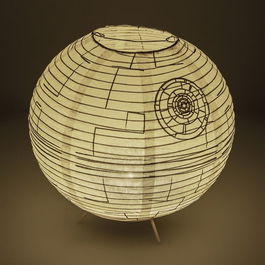 Paladone Lámpara de Escritorio LED Decorativa Estrella de la Muerte Star Wars - Lámpara Death Star con Licencia Oficial, Luz Ambiental, Ideal para Coleccionistas