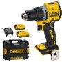 DeWalt DCD794D2T-QW Taladro Atornillador Inalámbrico con 2 Baterías de 2.0 Ah