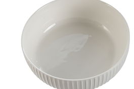 DKD Home Decor Ensaladera Urban Blanco Porcelana 22 x 7.7 x 22 cm (2 Unidades)