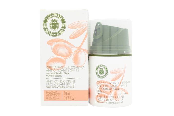 La Chinata Anti-Ox Lycopene Face Cream With Extra Virgin Olive Oil SPF15 50ml La Chinata Anti-Ox Lycopene Face Cream With Extra Virgin Olive Oil SPF15 50ml