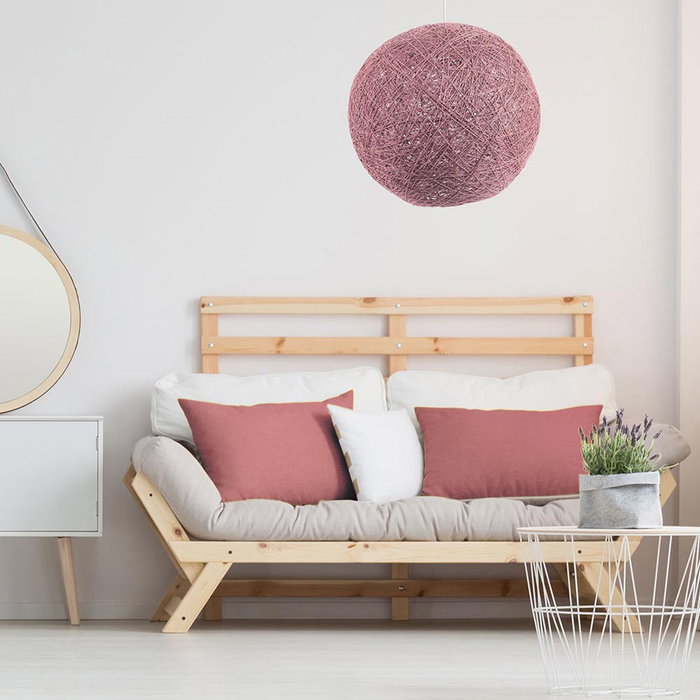 Home Deco Factory Pantalla Deco Rosa 30 cm