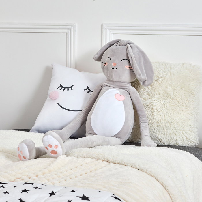 The Concept Factory Peluche Conejo Patas Largas Kawaii Polyester