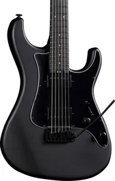 EKO Guitarra Eléctrica Fire 500 Stealth - Matte Black, 6 cuerdas, Stratocaster, Humbuckers divisibles
