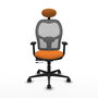 PIQUERAS Y CRESPO Silla de oficina Jorquera Naranja/Gris