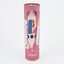 AUREA Botella térmica interior cerámico 750ml Pink Boho Soul con 2 tapones