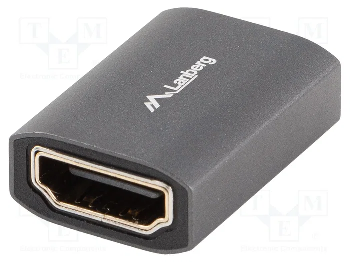 Lanberg AD-HDMI-02 Adaptador HDMI 2.1 Hembra a Hembra 8K Plata