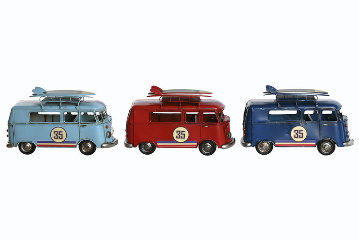 DKD Home Decor Vehículo de Decoración Metal Surtido de 3 Unidades DKD Home Decor Vehículo de Decoración Metal Surtido de 3 Unidades