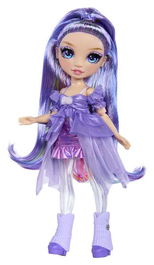 MGA Muñeca Rainbow High Violet 22 cm Morada con Slime Transparente y Brillo
