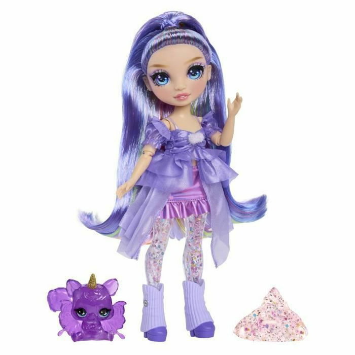 Rainbow High Muñeca Violet Rainbow Shimmers con Slime - Morado Rainbow High Muñeca Violet Rainbow Shimmers con Slime - Morado