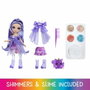 Rainbow High Muñeca Violet Rainbow Shimmers con Slime - Morado