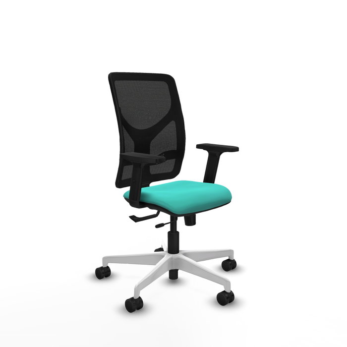 PIQUERAS Y CRESPO Silla de oficina Motilla con mecanismo Sincro/Traslack, Turquesa y Negro PIQUERAS Y CRESPO Silla de oficina Motilla con mecanismo Sincro/Traslack, Turquesa y Negro