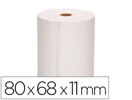 Q-connect Rollo de Papel Térmico para Sumadora 80x68x11 mm 58 gr Sin Bisfenol A