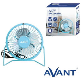 AVANT Ventilador USB Avant 3W - 10cm - Azul
