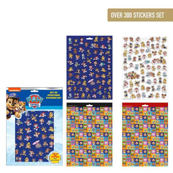 Cerdá Pack Pegatinas Paw Patrol 18.0 x 25.0 x 0.1 cm