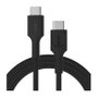 Green Cell KABGC100PF200PB Cable USB C a USB C, 2 m, Negro